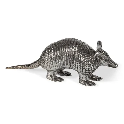 Anthony decorative armadillo accessory - silver