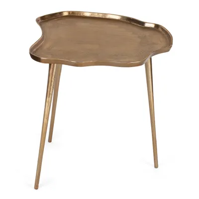 Evianna large gold side table