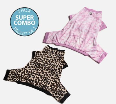 2 pyjamas - leopard