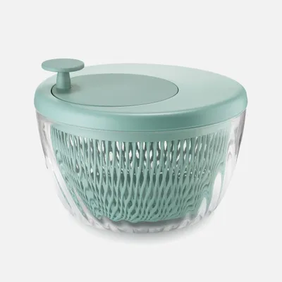 Spin&store green salad spinner with lid (26cm)