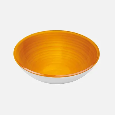 Yellow twist bowl (22cm)