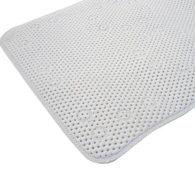 Softee white bath mat