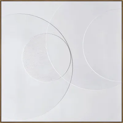 Blank submission i wall art by haute deco - white