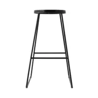 Set of 7 muskoka black counter stool by haute deco