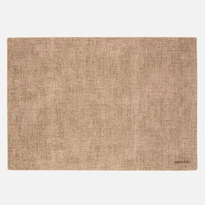 Tiffany beige reversible fabric placemat - sand