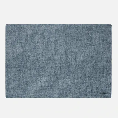 Tiffany light blue reversible fabric placemat - sea blue