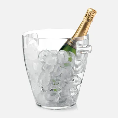 Happy hour champagne bucket - clear