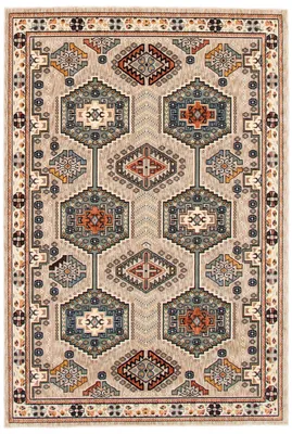 Shiraz taupe rug - 31in x 120in