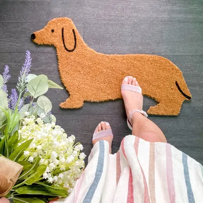 Dachshund doormat