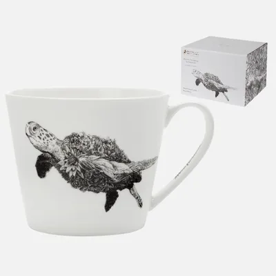 Set of 4 sea turtle mugs by maxwell & williams