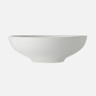 Set of 4 white basics coupe bowls