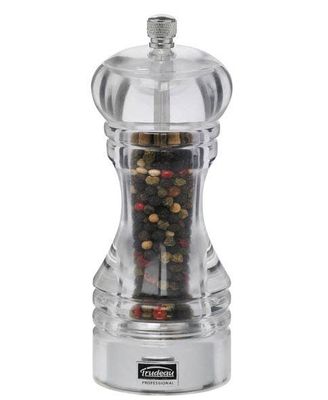 Trudeau acrylic professional pepper grinder 6''