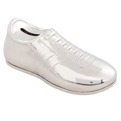 Elegance shoe bank - 6.75"" - silver