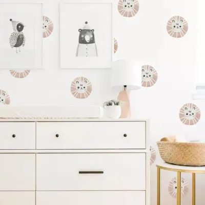 Lion wall decals