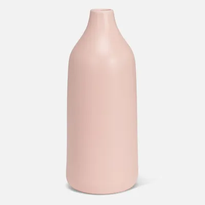Pink matte vase - 10""