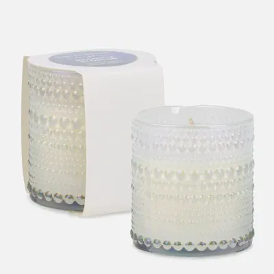 Scented candle in sculptured jar- white - sage by attitude imports