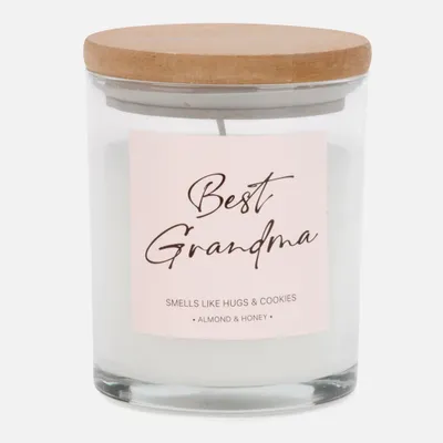Scented candle in jar ""best grandma""