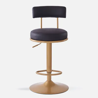 Arlie adjustable stool - white