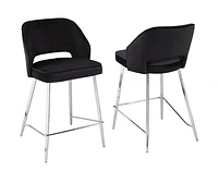 Set of 2 anoki counter stools