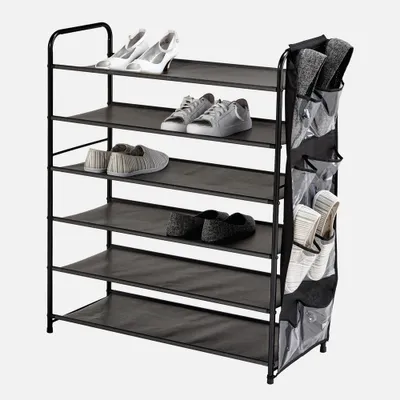6-tier shoe rack
