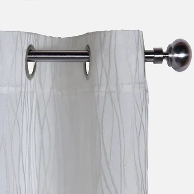 Charme grommet curtain - taupe - 54"" x 95""