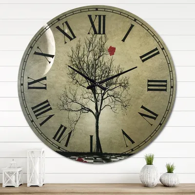 Inevitable wall clock - round 36x36