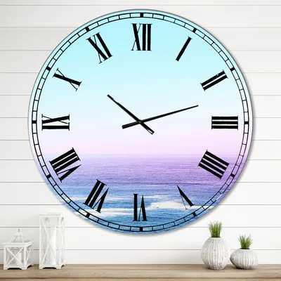 Ocean view wall clock