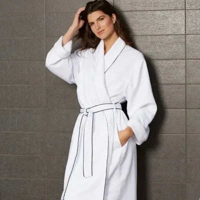 Contrast shimmer bathrobe - small medium