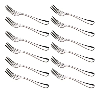 Set of 12 madison entrée forks by maxwell & williams