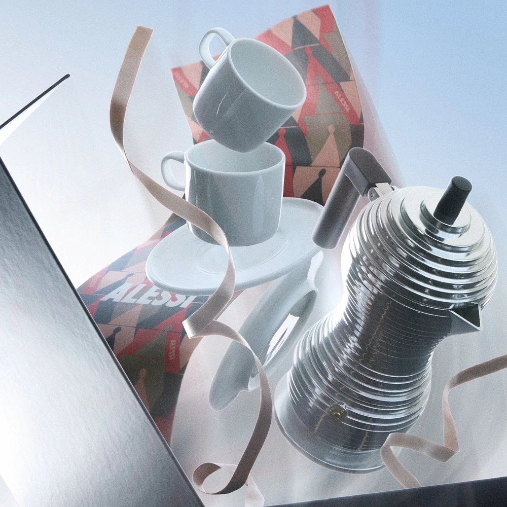 Alessi Pulcina Ensemble de cafetière à espresso