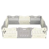 Melange Grey Playpen