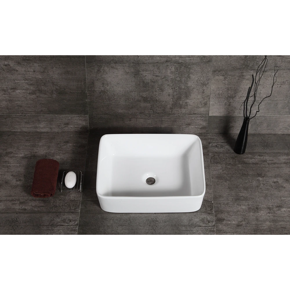 Meya Above-Counter Ceramic Basin