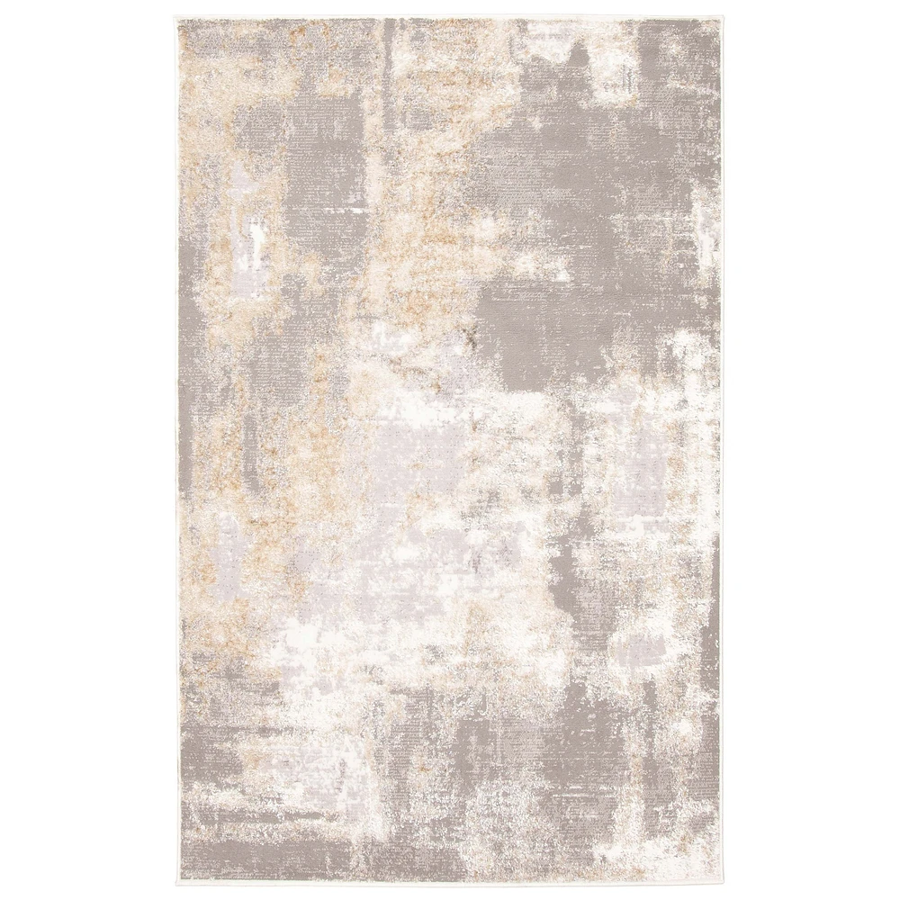 Tapis gris contemporain  « Emory »