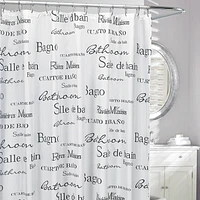 Salle de Bain Shower Curtain