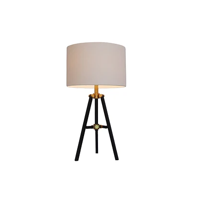 Taylor Tripod Table Lamp - Black/Gold