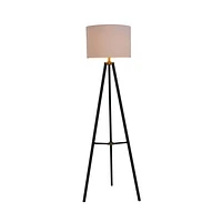 Taylor Tripod Floor Lamp - Black/Gold