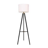 Taylor Tripod Floor Lamp - Black/Gold