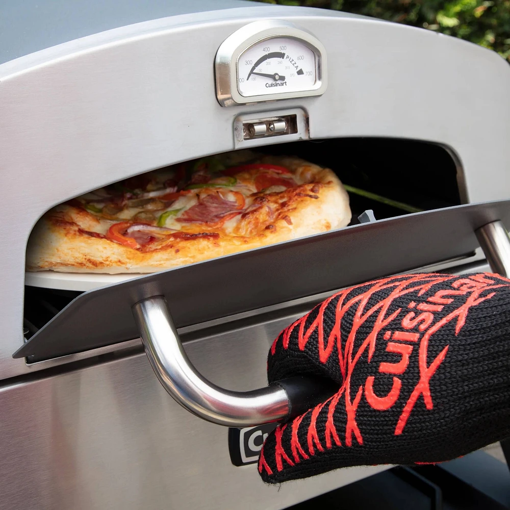 Cuisinart Four à pizza 3 en 1  avec plaque chauffante et gril