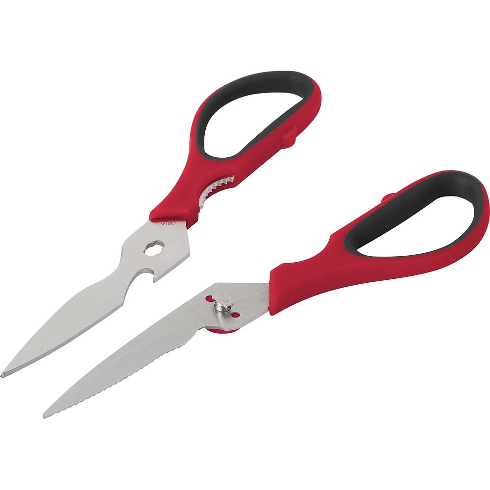 Trudeau Red Multi-Kitchen Shears