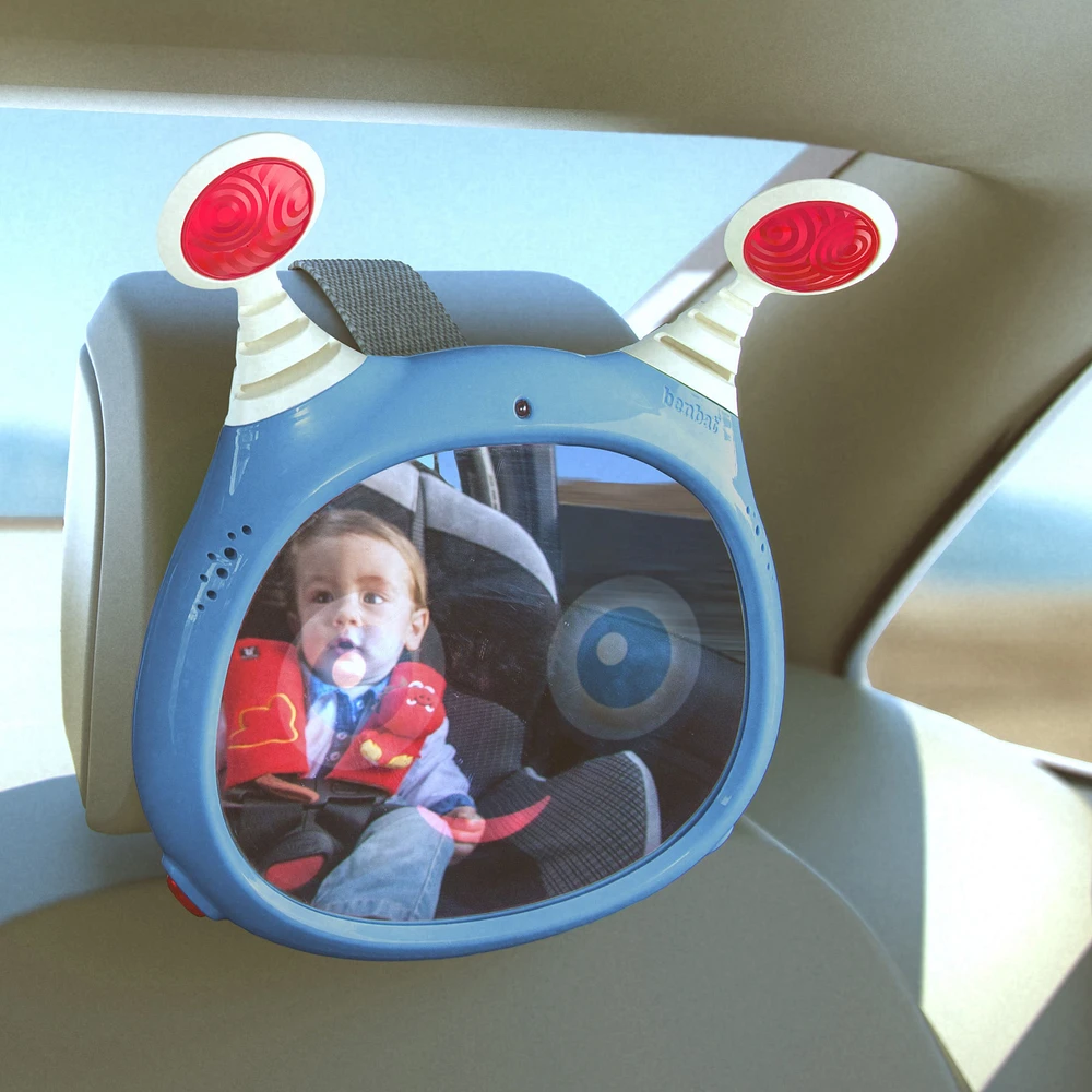 Interactive Car Mirror With Soothing Sounds & Light Effect