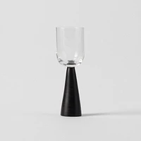 Pyramid Shot Glass, Set of 4 - Black, 40ml