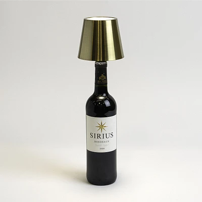 Classic Shade LED Bottle Stopper - Gold