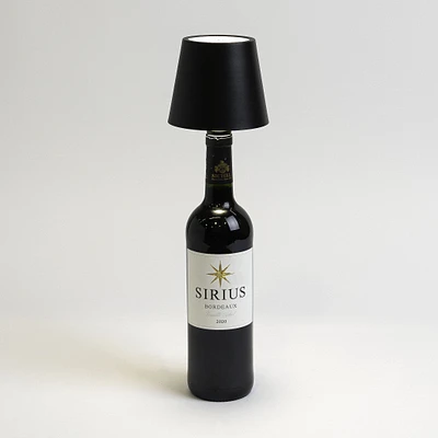 Classic Shade LED Bottle Stopper - Black