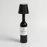 Classic Shade LED Bottle Stopper - Black