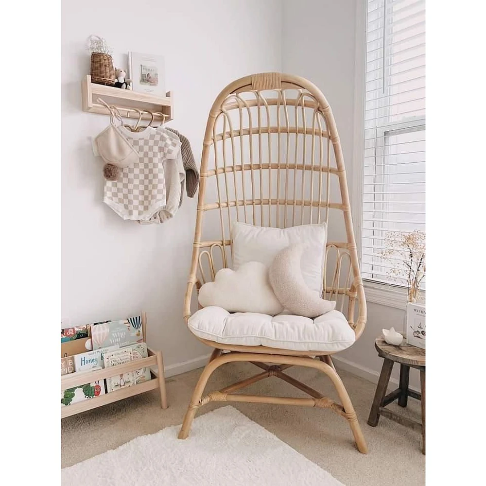 Coussins lune et nuage, ensemble de 2 - Blanc et beige