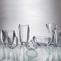 Crystal Bohemia Orbit Wide Vase 24 cm by Brillant