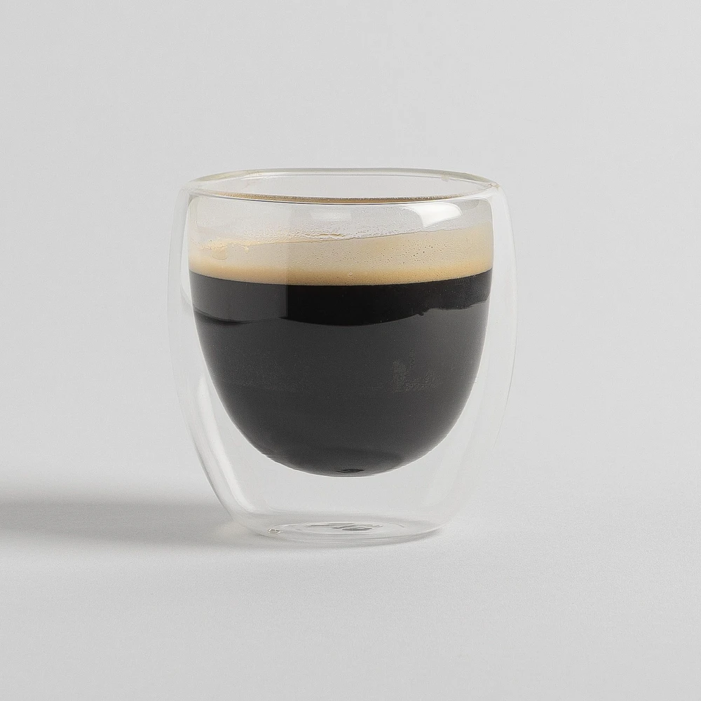 LC Studio Gusto Verres à café à double paroi, ensemble de 2 - 160 ml