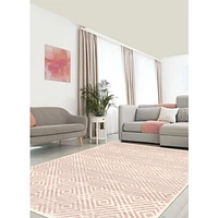 Annika Silver-Pink Rug