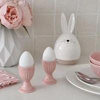 Reactive Glazed Egg Cup - Pink By BIA