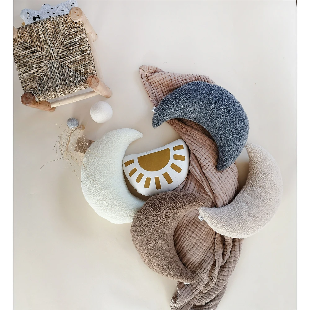 Moon Pillow - Grey